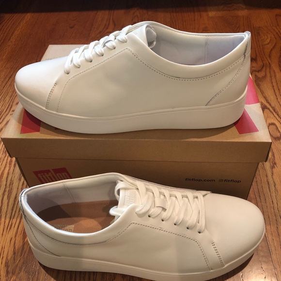 fitflop rally sneaker white